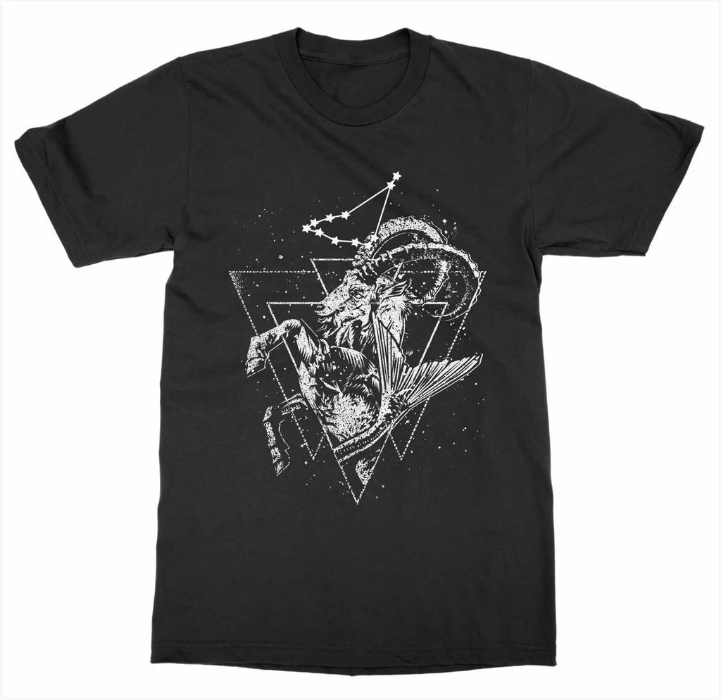 Horoscope Astrology Sign Zodiac Capricorn Birthday Gift Mens TShirt Summer Cotton Short Sleeve ONeck Unisex T Shirt New S3XL