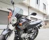 MINAKIKO Universal Motorcycle Screen Cowl Meter Visor Smoke Black Windshield Screen Cowl