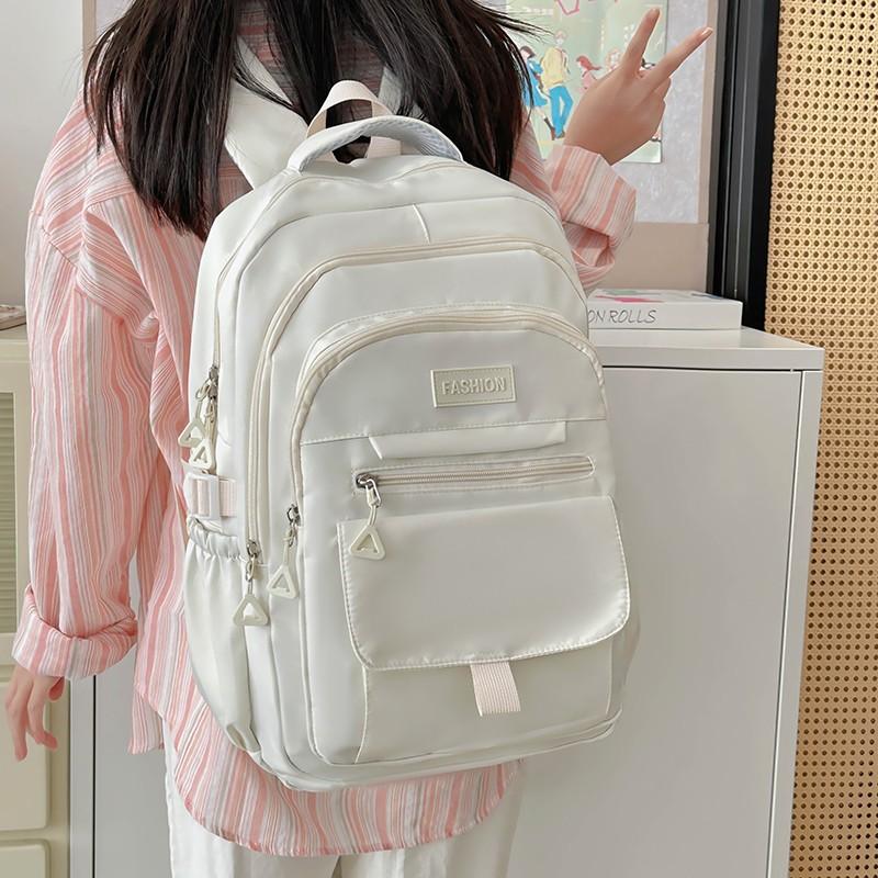 Schoolbag High Value Japanese Junior High School Large Capacity Schoolbag Female High School College Student Niche Backpack Simple Computer Backpack