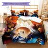 Fate Pattern Bedding Quilt Set Quilt Cover Pillowcase Home Decoration Birthday Gift (1 * duvet cover + 2 * pillowcase, without core)