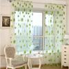 Gauze Sun Flower Tulle Curtains Romantic Window Drapes Modern Sheer Curtain  Living Room