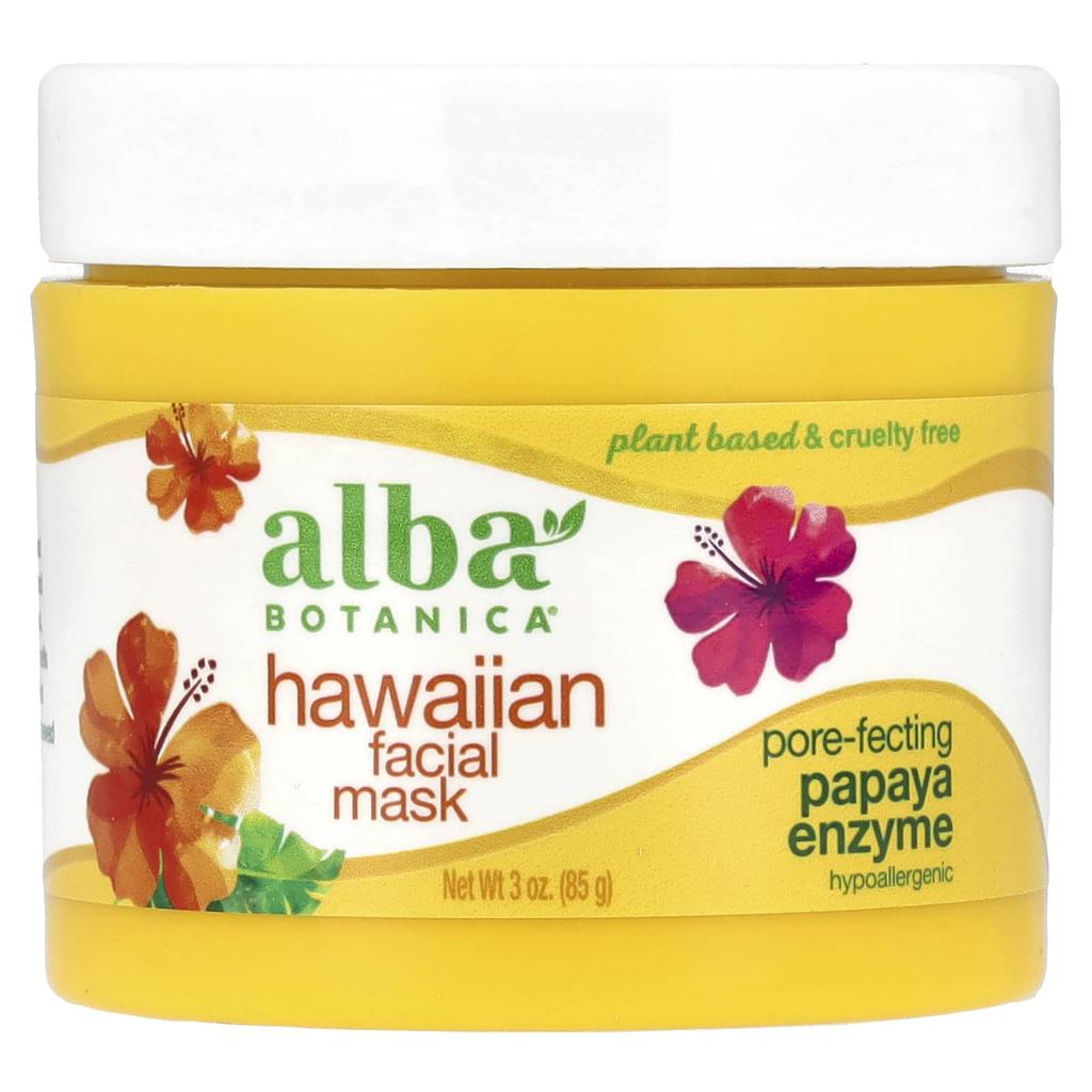 Hawaiian Beauty Facial Mask, Papaya Enzyme for Pore Control, 85G(3Oz)