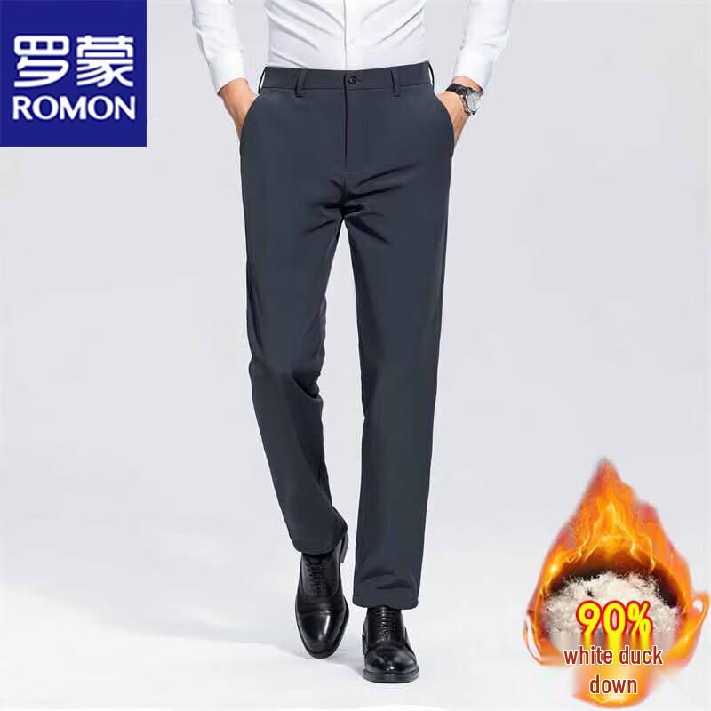 

Romon Men s Duck Down Casual Trousers 40
