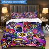 Game Brawl Adventure Heroes 3pcs K-pop music group Bedding set,Ideal for Bedroom, Dormitory,Including Duvet Cover And 2pcs Pillowcases,Fan gifts