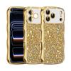 Diamond Glitter Electroplated Phone Case for Apple 17 Pro Max, 16 Pro, Wave 15, Magnetic Custom