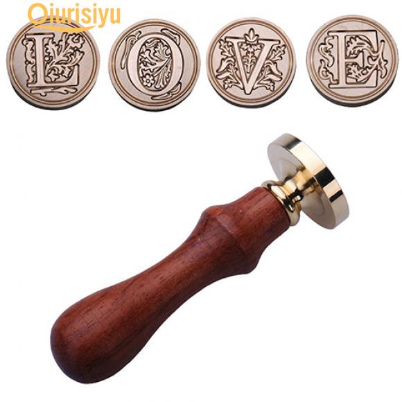 Authentic Models MG200V Classic Alphabet Wax Seal Stamp – Initial Letter V