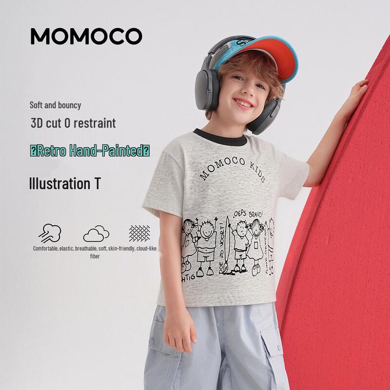 MOMOCO Boys Casual Summer T-Shirt 120