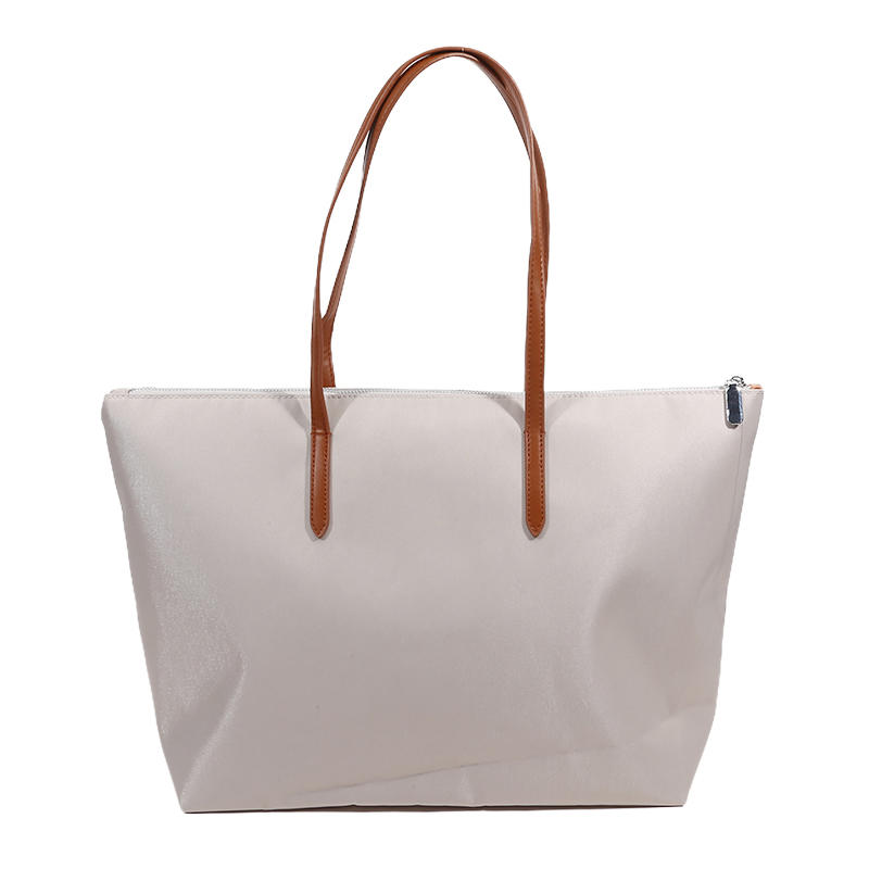 

Корейская повседневная сумка-тоут большой вместимости, легкая, простого однотонного цвета, для поездок на работу, универсальная на плечо One size