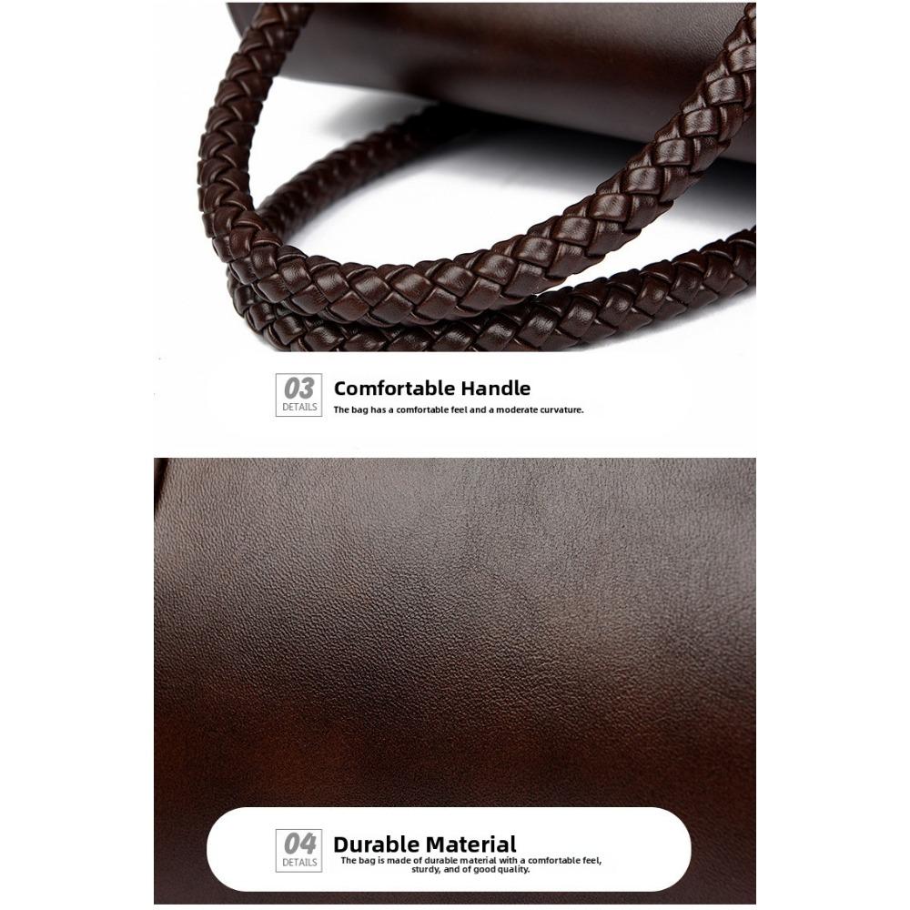 Urban Simple Style Women's Crossbody Bag Handbag Shoulder Bags Retro Large Capacity Soft PU Leather Tote Bag for Daily Use