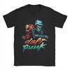 Mens TShirts Daft Punk Music Awesome Cotton Tees Short Sleeve  T Shirt Round Neck Clothing Plus Size