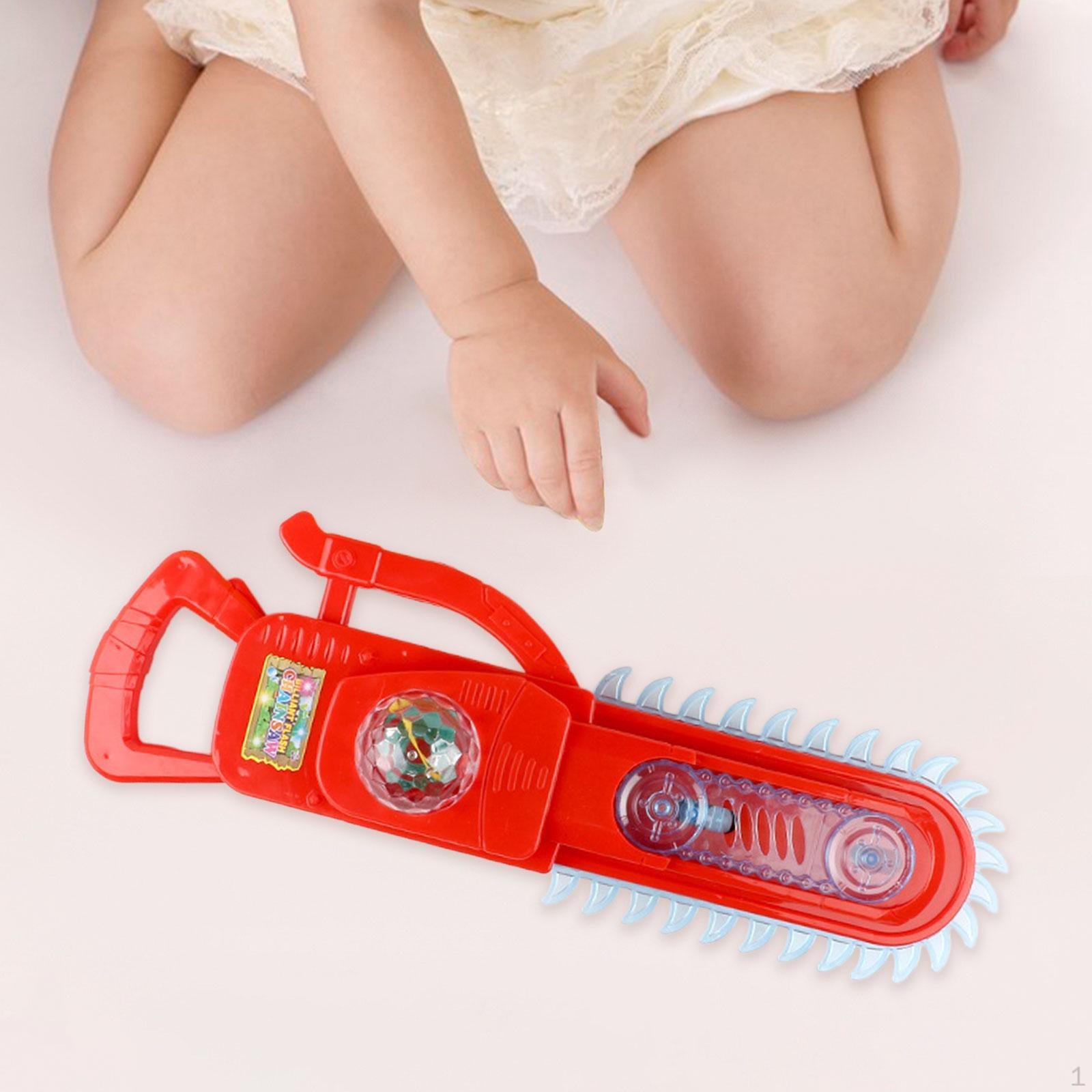 

Kids Saw Toy Enhance Motor Skills Tool Party Funny with Light Music Educational for Children