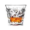 European Crystal Whiskey and Beer Glass, Thick and Transparent Design