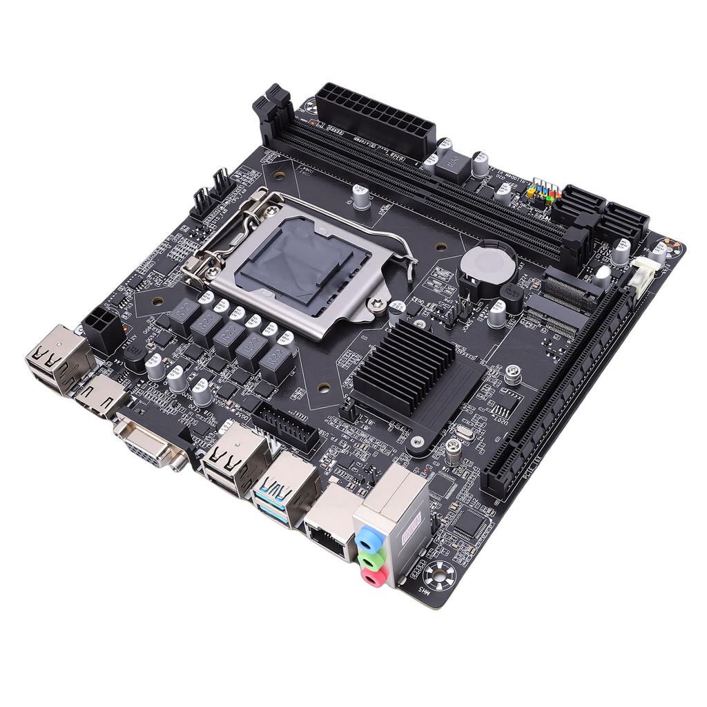H110 Gaming Motherboard LGA 1151 Dual Channel DDR4 M.2 Nvme Serial ATA3.0 6Gb/s PCI E X16  -ITX Computer Mainboard Support for 6th 7th 8th Processo