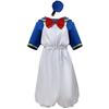 Halloween Donald Duck Pantalon à Bretelles Filles Canard Manches Courtes Costume de Marin Bleu Marine Performance