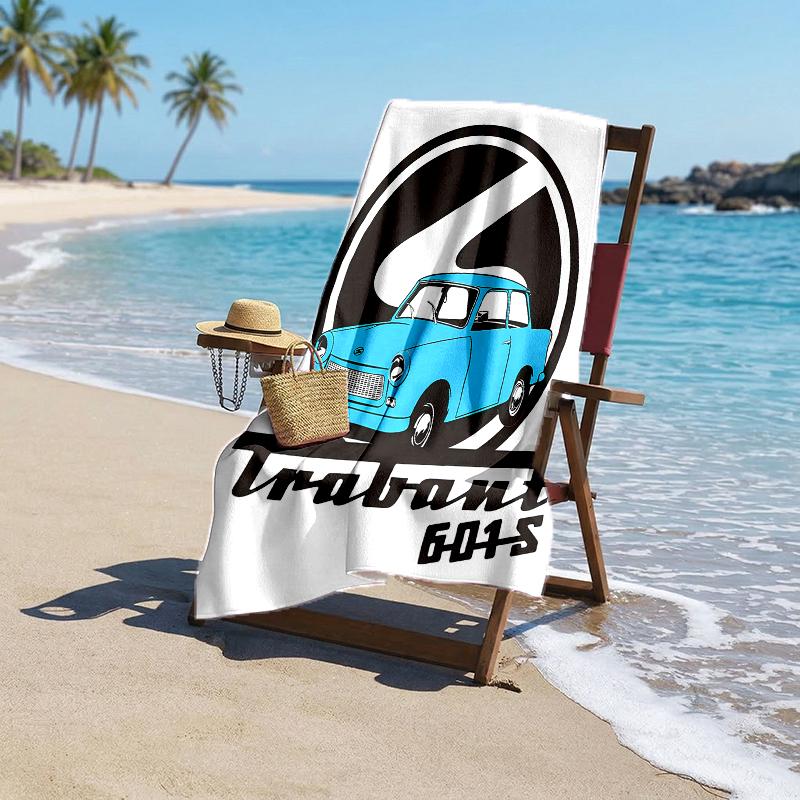Trabant Mode Strandtuch: Ideal für Sommerabenteuer Weich, saugfähig und schnell trocknend geeignet zum Schwimmen und Baden