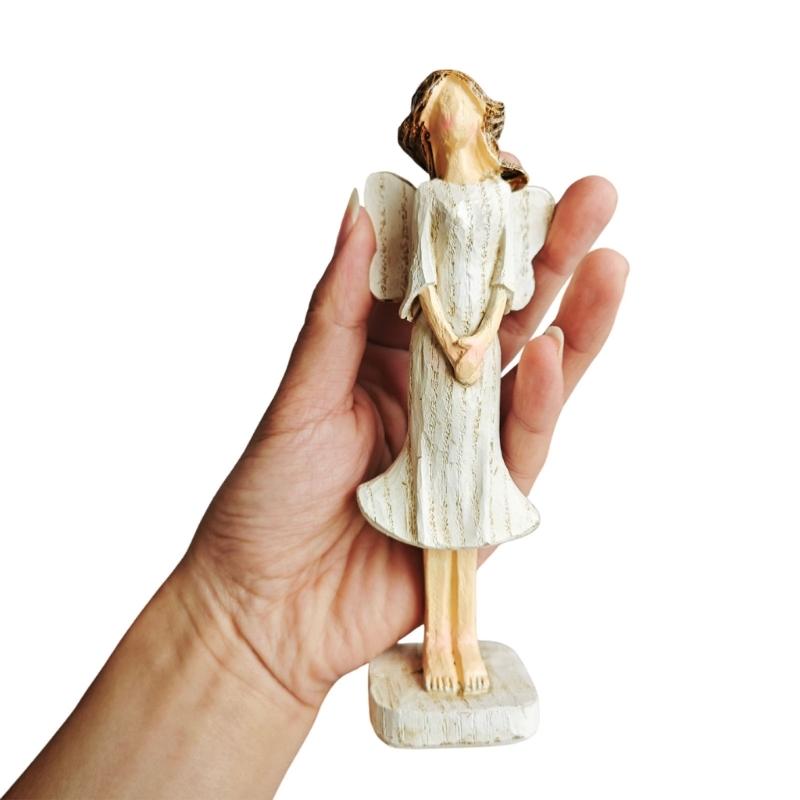 Guarder Angel Statue,Healings Angel Figurines Table Ornament for Thanksgiving Christmas Home Decoration Memorial Gift
