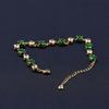 Exquisite Green Zircon Bracelet - Trendy Luxury Fashion with Celebrity-Inspired Design