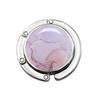 Fashion Foldable Handbag Hook Portable Creative Briefcase Hanger Durable Marble Pattern Table Hanger Girls Gift