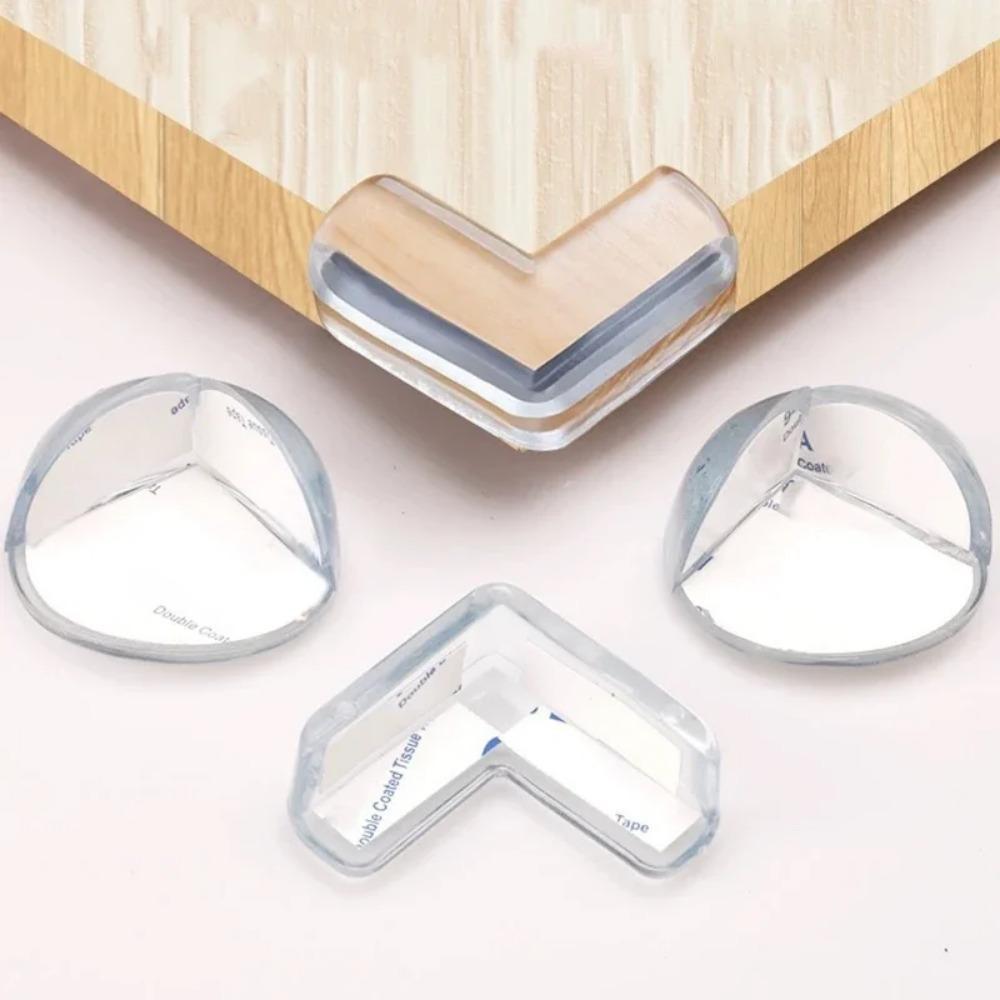 10PCS Baby Safety Silicone Table Corner Protector Furniture Edge Protection Cover Transparent Children Anti Collision Edge Guards