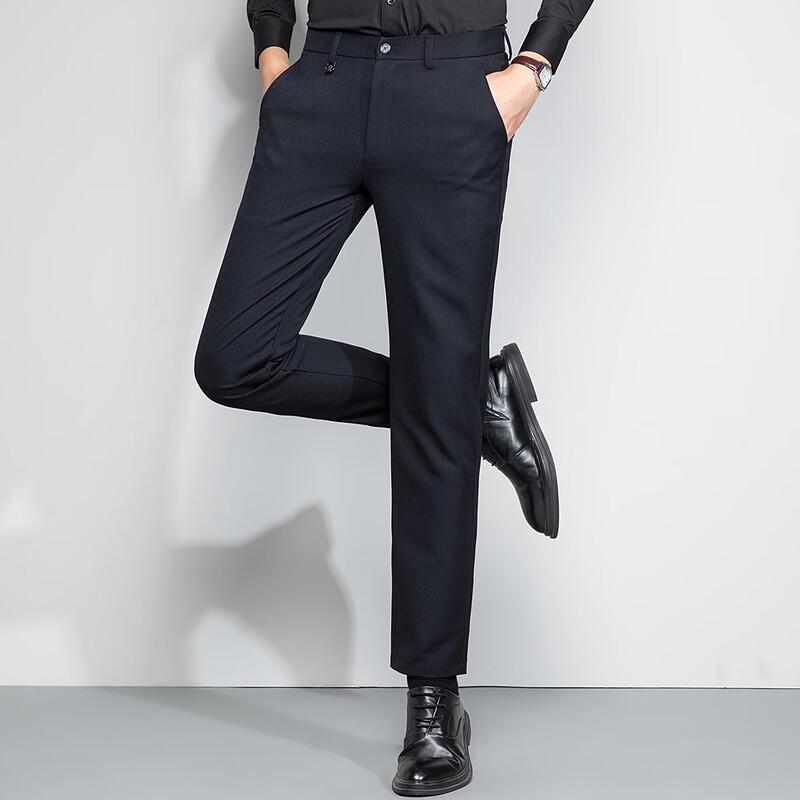 MONTAGUT Men's Spring/Autumn Straight-Fit Casual Business Pants