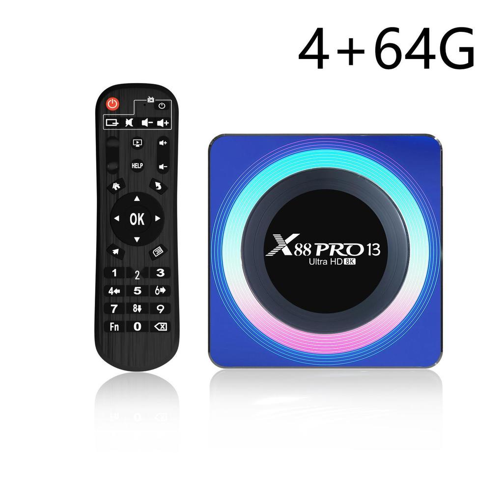 X88PRO 13 Android 13 Set-top Box with RK3528 Chipset, WiFi 6, and 8K Support