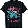 Making Waves In 1st Grade Mermaid Back To School T-Shirt