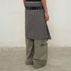 Lcdc Tm Checked Button-Up Skirt (Grey)