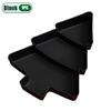 1-10PCS Holiday Christmas Plastic Snack Plates Candy Fruit Divided Trays Tree Shape INS Style Home Table Party Decor Supplies