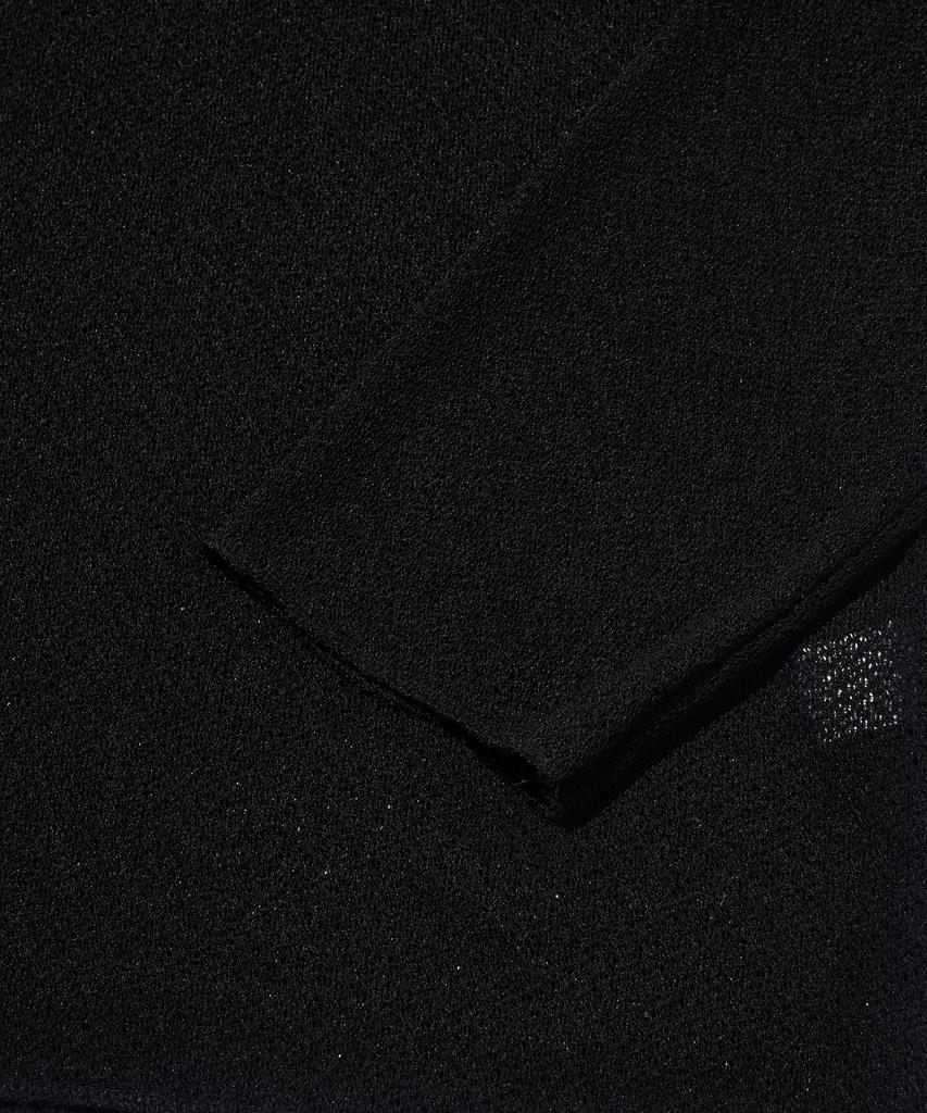 ANALOG MOOD First Linen Long Sleeve Knit (Black)