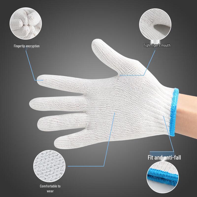 Maihan Anti-slip Nylon Cotton Work Gloves