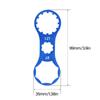 Metal Bicycles Front Fork Caps Spanners Front Fork Removal Tool for Home and Professional Bicycles Maintenances