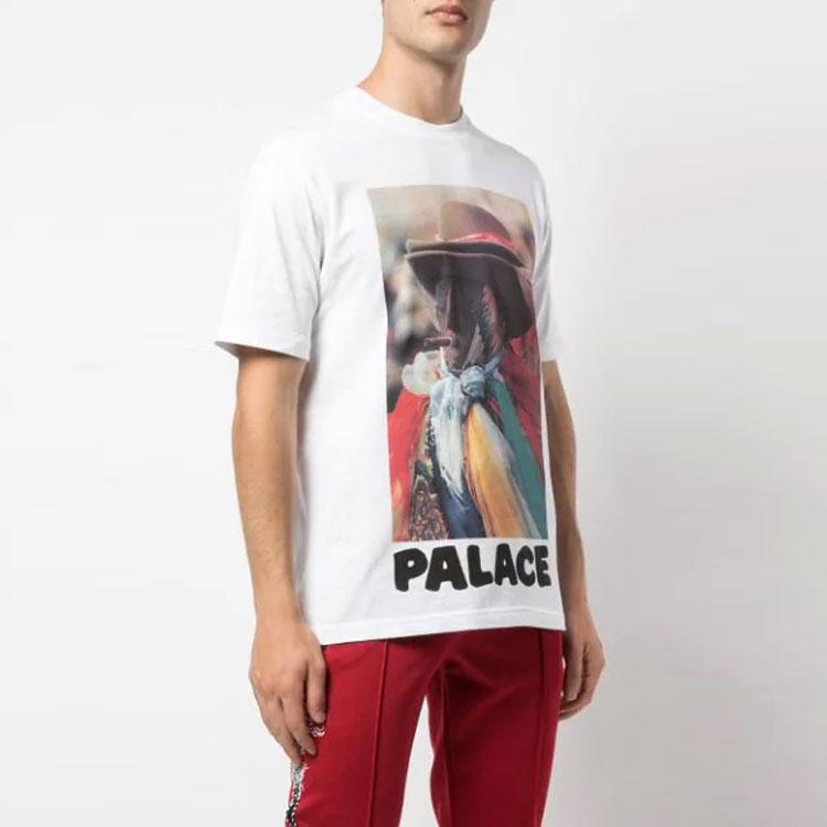 Palace Stoggie Print Short Sleeve T-Shirt Unisex Tops White P18FW053