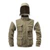 Herren Windjacke mit umwandelbaren Ärmeln und vielen Taschen für Frühling & Herbst.