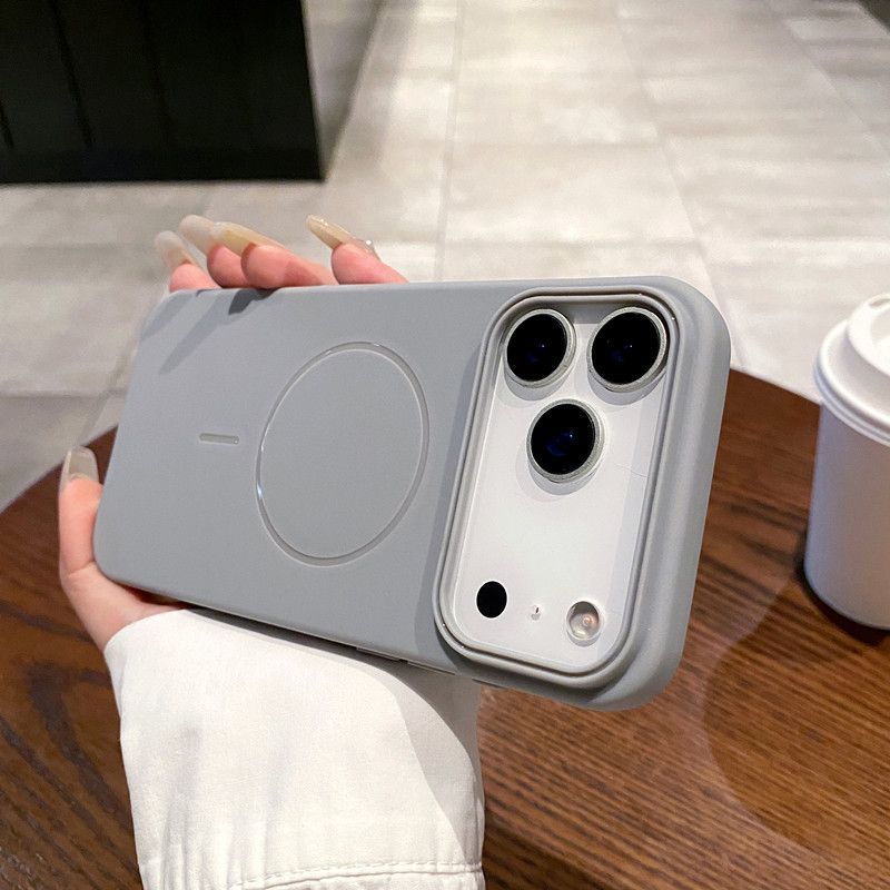 Liquid Silicone Phone Case for Apple iPhone 17 Pro Max - Soft MagSafe Simple Creative Phone Cover for iPhone 16/15/14/13/12/11/Pro/Pro Max/17 Air