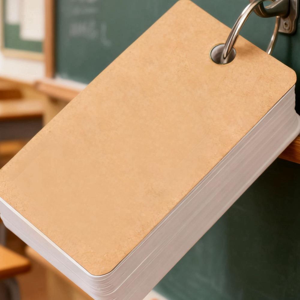 Paper Thick White Hard Cardstock Note Cards Language Learning Recitation Cards