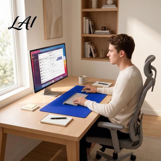 Office Desk Mat, Multifunctional Double-Sided Blueprint Organizer Mat Washable Writing Pad, Solid Color Reusable