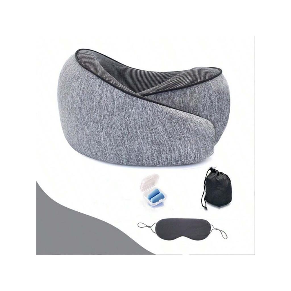 1 Portable U-shaped Neck Pillow, Suitable For Airplanes, Cars, Offices, And Vertical Sleep