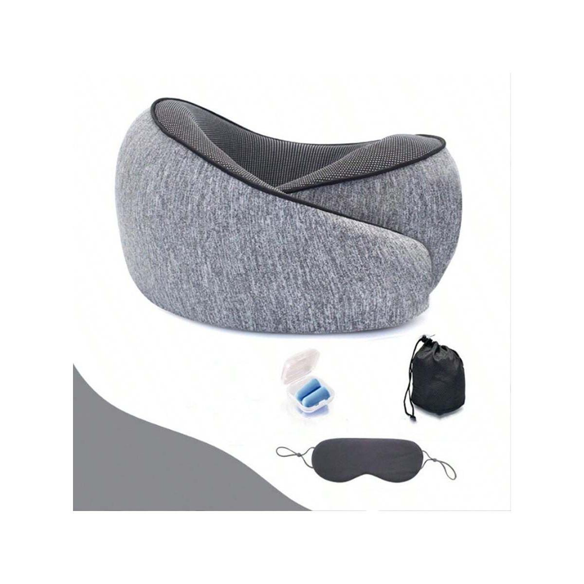 1 Portable U-shaped Neck Pillow, Suitable For Airplanes, Cars, Offices, And Vertical Sleep 28x23x13cm