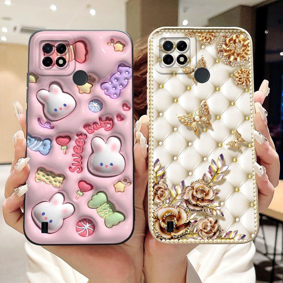 For Realme C21 RMX3201 Case Realme C25 Cover Popular Sunflower Soft Silicone Phone Case For Realme C25S C25Y C21Y C 21 C 25 Capa