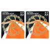 ALLIGATOR Brake CROWN MTB Road Bike Disc Brake Rotor Ti AR2398 203mm, 2PCS, Gold,