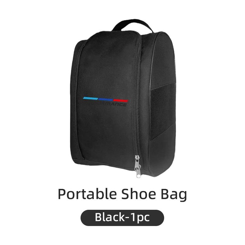 BAGH3 2026 Car Sticker Car Logo Sneaker Storage Bag Travel Outing Shoe Storage Tools Cars Accessories For BMW E46 E90 E60 F20 F10 F30