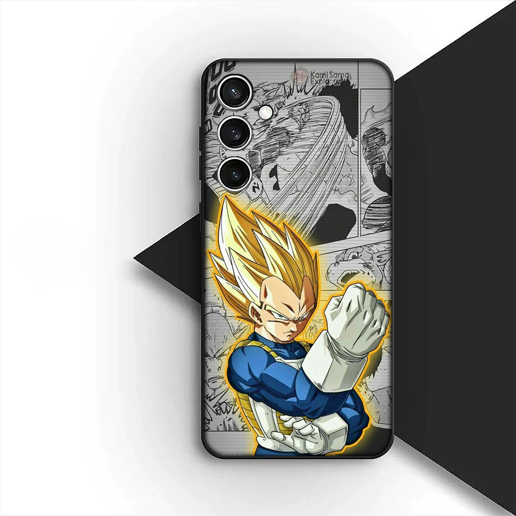 Cover for Samsung Galaxy S22 S21 S20 FE Ultra Plus A07 A17 A15 A16 A25 A57 A37 Case Dragons Gokus Balls DragonBalls Vegeta Z