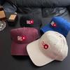 Casual Cotton Baseball Cap For Women With Embroidery Summer Sunshade Fashion Accessory