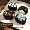 Chocolate Series Food Grade Silicone Stress Relief Toy For Kids And Teens