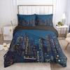 Natural Scenery Art Duvet Cover Set King/Queen Size Desert Landscape Soft Bedding Set for Teens Adults Polyester Quilt Cover
