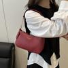 Borsa a Spalla in Ecopelle Stile Coreano Grande Capacità Borsa a Mano da Donna Borsa Casual Sottobraccio per Ragazze
