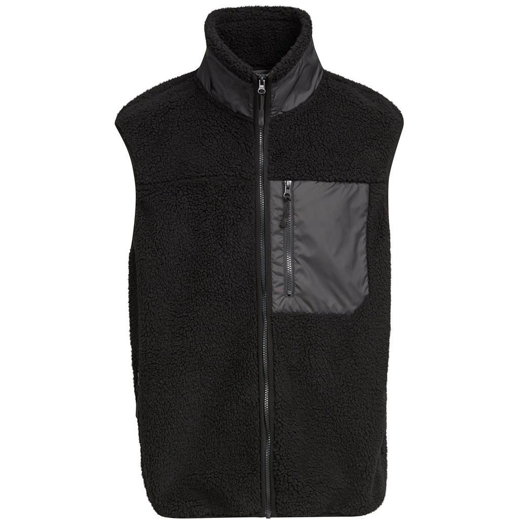 Build Your Brand Mens Bonded Sherpa Gilet