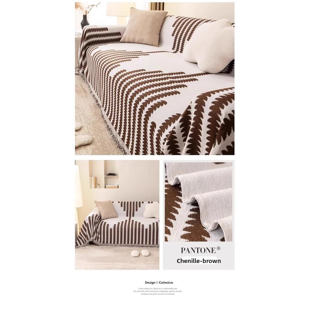 Sofa Cover, Anti Cat Scratch Sofa Towel, Full Cover for Autumn and Winter Seasons, Sofa Blanket Cushion, Sofa Cover Cloth, Living Room