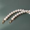 New Fashion Woman Handbag Accessory Parts White Pearl Acrylic Resin Chain Luxury Solid Strap Women Shoulder Clutch Handle Chains