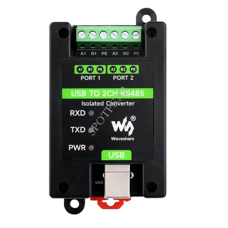 Industrial USB to Dual RS485 Isolation Converter with FT2232HL Chip